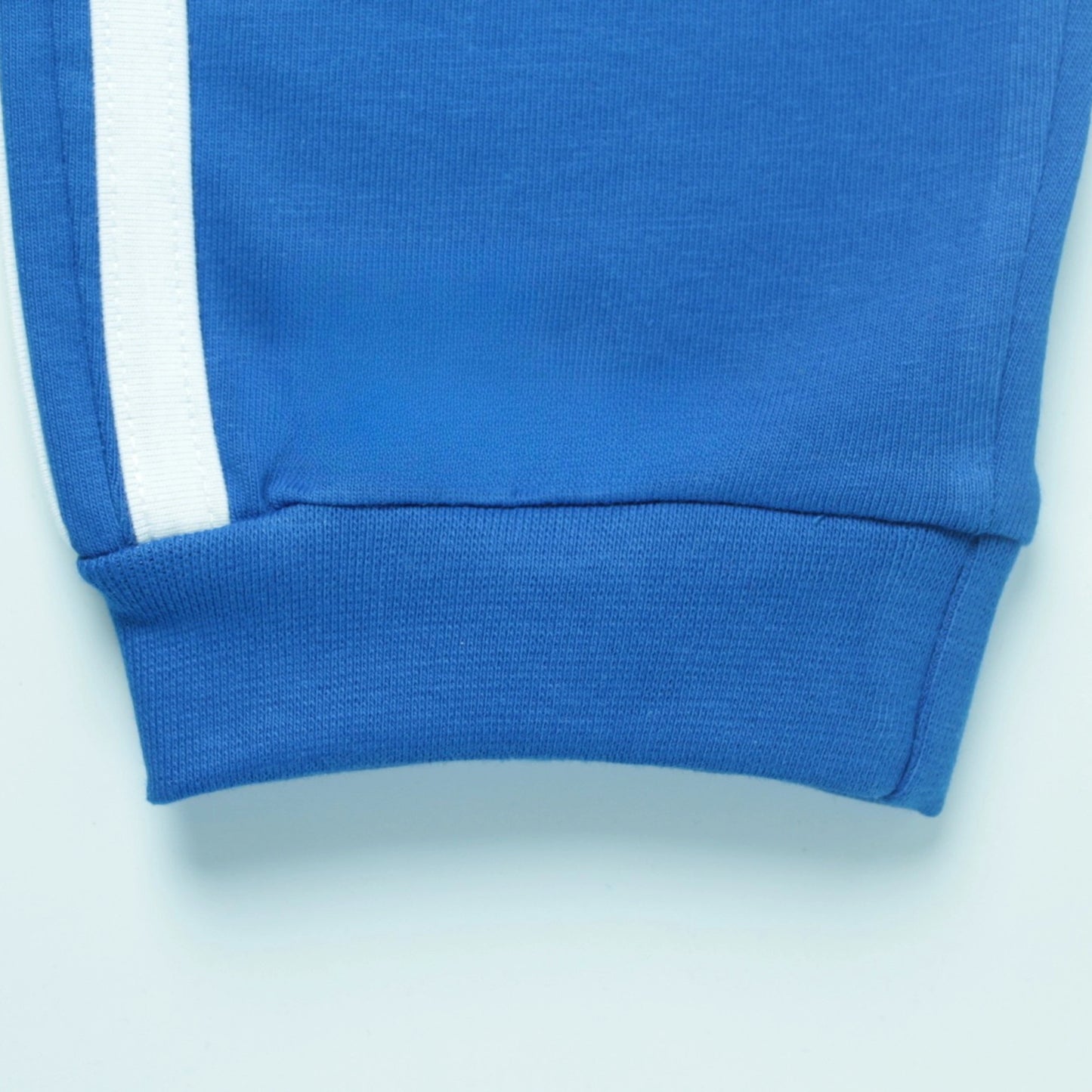 Boys Cotton Joggers with Animal Print & Tape Detailing (Set of 2) – Teal Green, Royal Blue | Littleseeds™ Kidswear