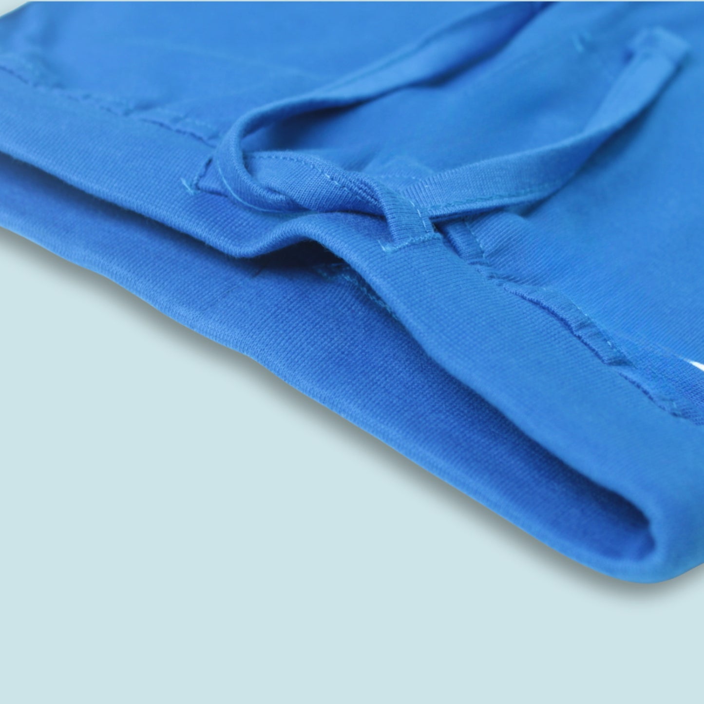 Boys Cotton Joggers with Animal Print & Tape Detailing (Set of 2) – Teal Green, Royal Blue | Littleseeds™ Kidswear