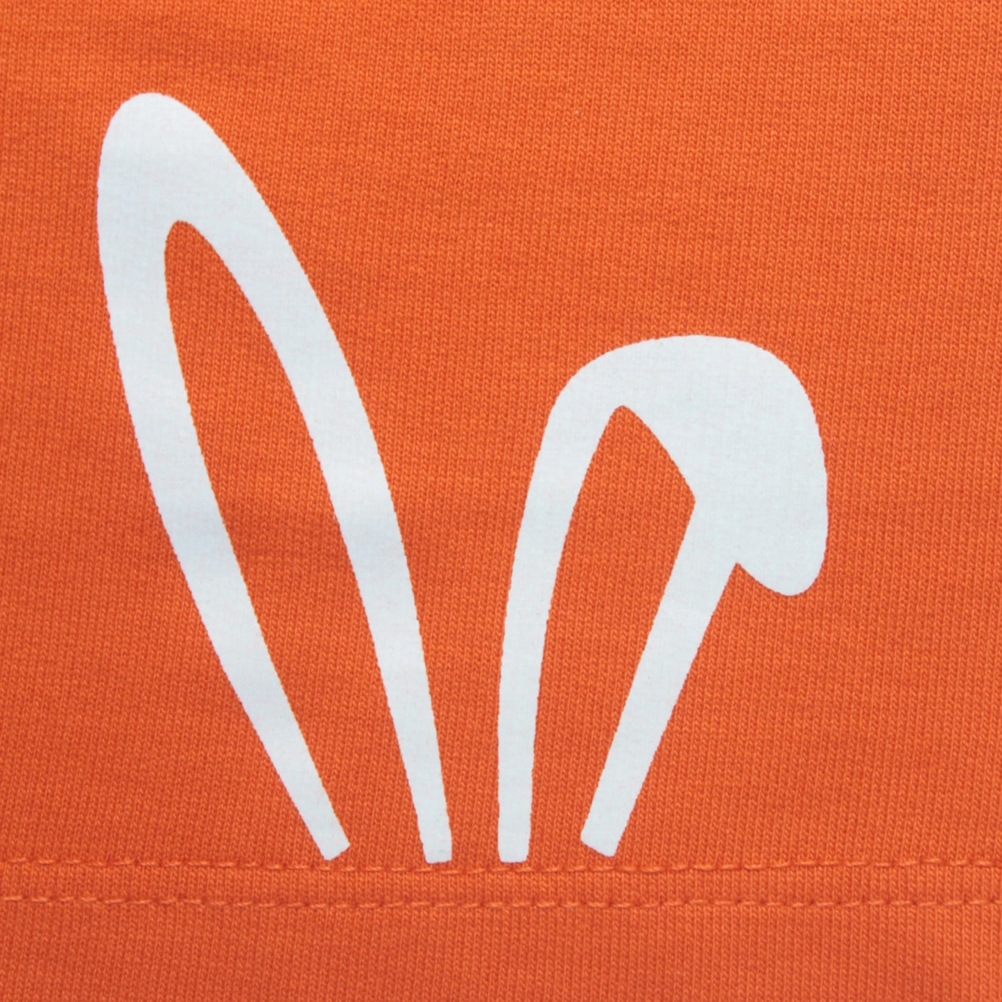 Side view of orange cotton shorts for baby boys – lightweight, breathable, and ideal for summer dressing