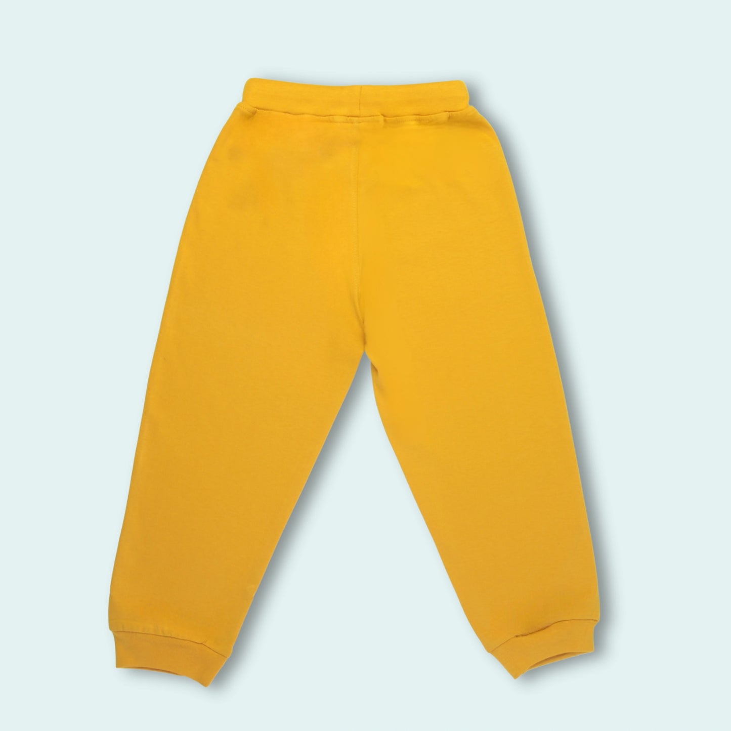 Boys Cotton Joggers with Astronaut Print – Golden | Littleseeds™ Kidswear