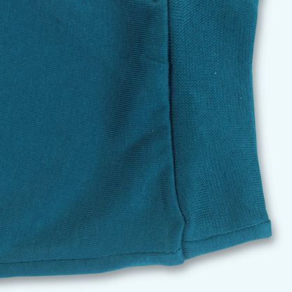 Boys Cotton Joggers with Animal Print & Tape Detailing (Set of 2) – Teal Green, Royal Blue | Littleseeds™ Kidswear