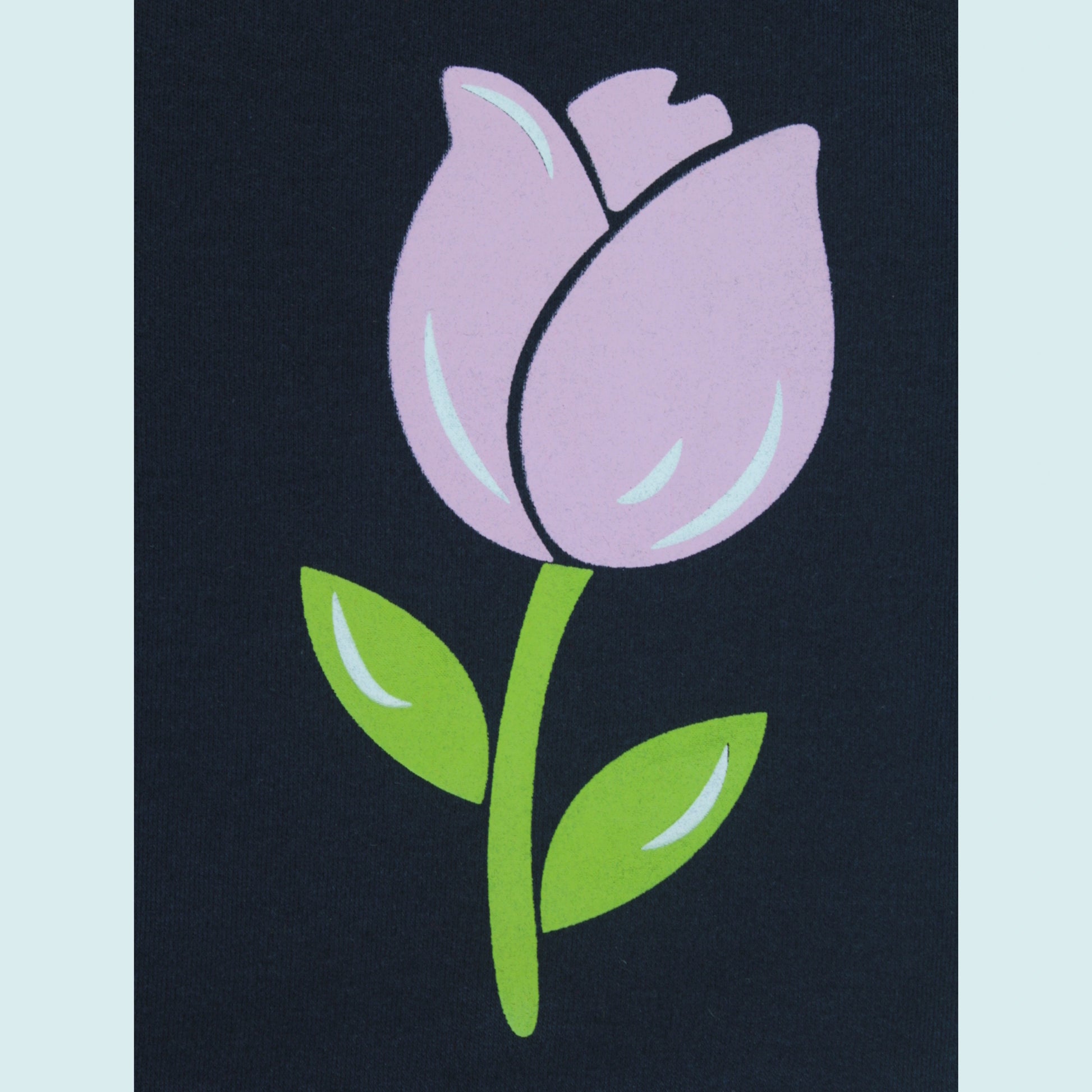 Close-up view of fabric and stitching on navy cotton jogger pant – breathable and gentle nightwear for childrens.